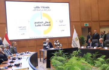 مؤتمر إعلان نتيجة تنسيق الجامعات