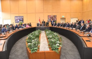 وزير الاسكان وعدد من أعضاء النواب والشورى