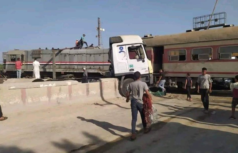 حادث قطار برج العرب 