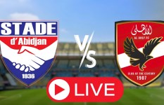 بث مباشر مباراة الأهلي واستاد أبيدجان