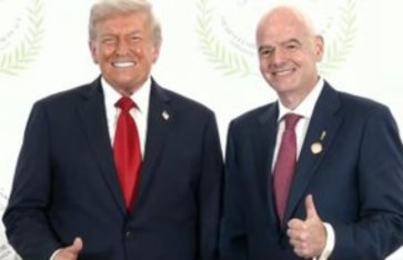 جياني إنفانتينو مع ترامب  جياني إنفانتينو مع ترامب