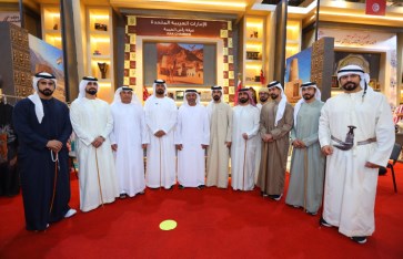 السفير الاماراتي بجناح الامارات