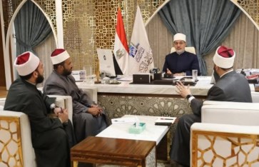 مفتي الجمهورية خلال الاجتماع مفتي الجمهورية خلال الاجتماع