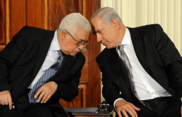 بنيامين نتنياهو والرئيس الفلسطيني محمود عباس بنيامين نتنياهو والرئيس الفلسطيني محمود عباس
