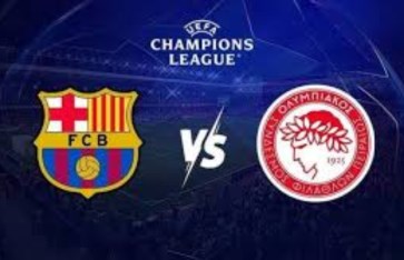 برشلونة وأولمبياكوس  برشلونة وأولمبياكوس
