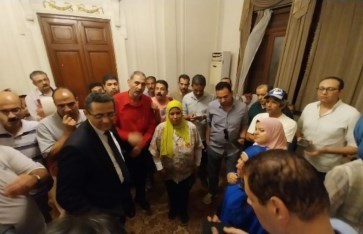 اعتصام الصحفيين والعاملين فى الوفد