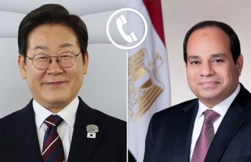 اتصال هاتفى بين الرئيسين المصرى والكورى اتصال هاتفى بين الرئيسين المصرى والكورى