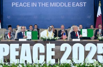 توقيع وثيقة شرم الشيخ للسلام وإشادة واسعة بدور مصر توقيع وثيقة شرم الشيخ للسلام وإشادة واسعة بدور مصر