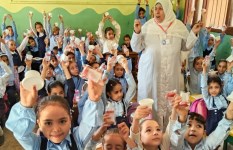 الصحة تطلق حملة مكافحة الطفيليات المعوية الصحة تطلق حملة مكافحة الطفيليات المعوية