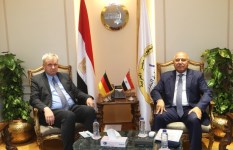 الفريق كامل الوزير وسفير ألمانيا بالقاهرة