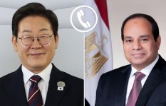 اتصال هاتفى بين الرئيسين المصرى والكورى