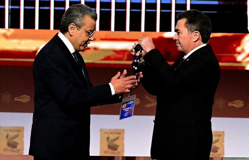 مصر تتسلم رئاسة الإنتوساي مصر تتسلم رئاسة الإنتوساي