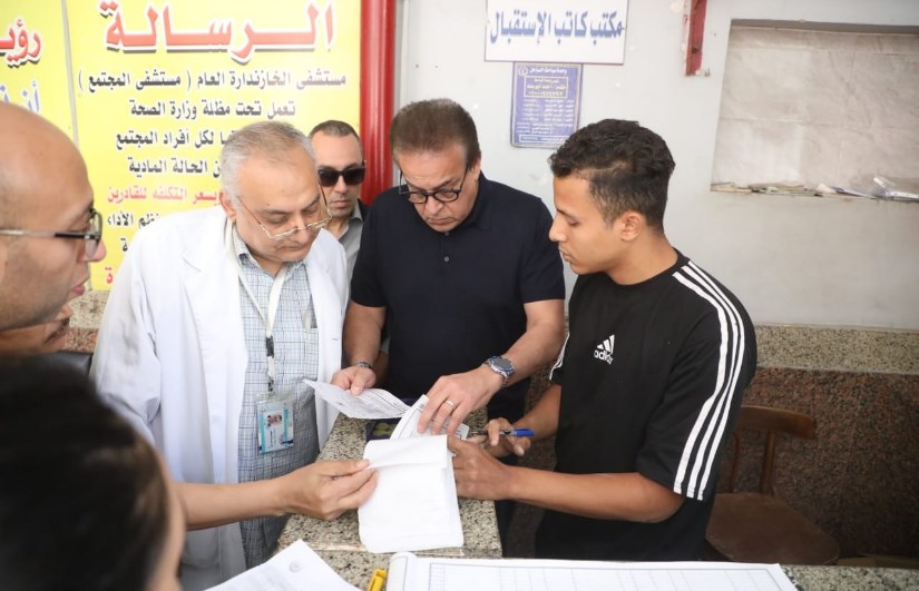 جولة وزير الصحة بمستشفى الخازندارة جولة وزير الصحة بمستشفى الخازندارة