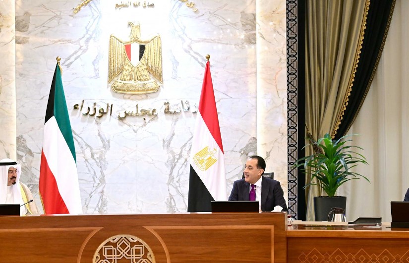 اجتماع رئيسى وزراء مصر والكويت اجتماع رئيسى وزراء مصر والكويت