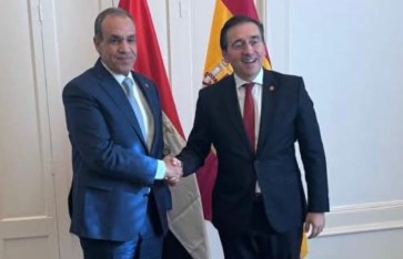 وزير الخارجية ونظيره الإسباني 