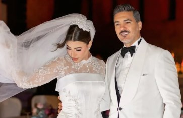 هايدي موسى وزوجها 