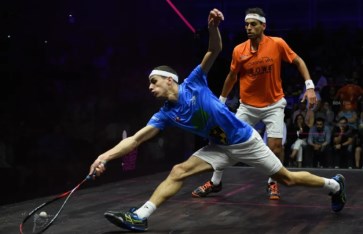 سيطرة مصرية في لعبة الإسكواش 