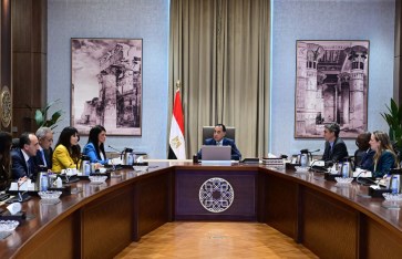 لقاء رئيس الوزراء مع وفد البنك الدولى