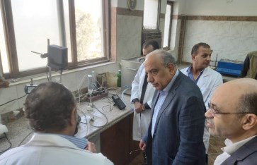 زيارة وزير الكهرباء إلى هيئة المواد النووية