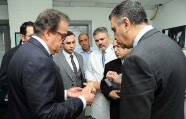 زيارة وزير الصحة إلى مستشفى «أنقرة جازيلر» في تركيا