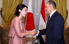 وزير الخارجية يستقبل مبعوثة رئيسة الوزراء اليابانية وزير الخارجية يستقبل مبعوثة رئيسة الوزراء اليابانية
