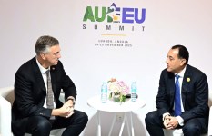 رئيس الوزراء يلتقي نظيره الكرواتي