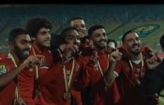 احتفال الأهلي بالبطولة التاسعة 