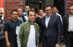 الدكتور أحمد فؤاد هنو والمخرج هشام عطوة