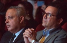 الدكتور أحمد فؤاد هنو والفنان تامر عبدالمنعم 