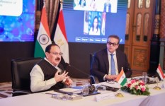 وزيرى الصحة فى مصر والهند