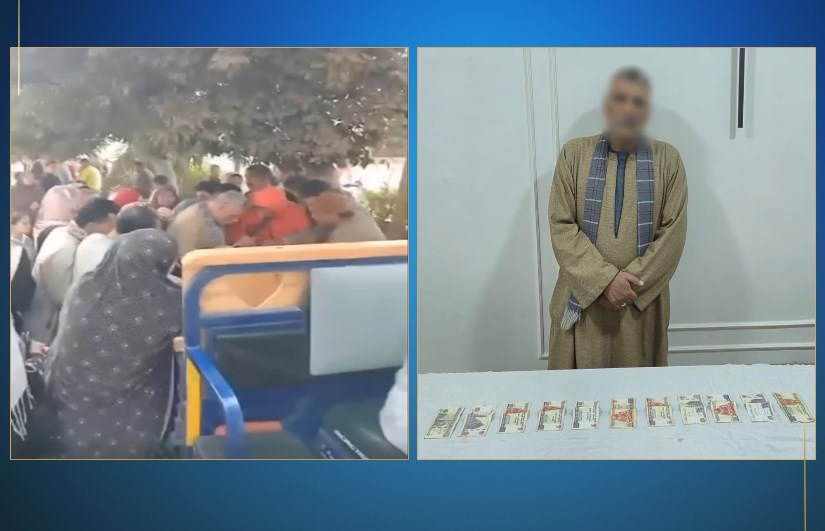 المتورط بتوزيع مبالغ مالية على المواطنين أمام اللجان