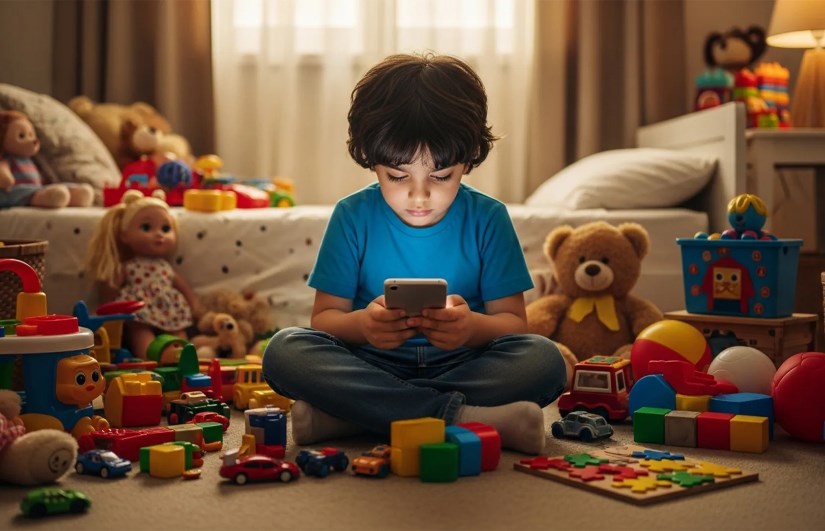 ادمان الأطفال للسوشيال ميديا