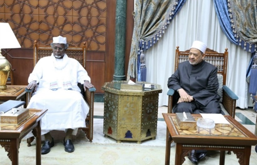 شيخ الأزهر ووزير التعليم بتشاد