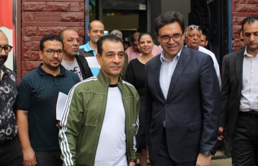 الدكتور أحمد فؤاد هنو والمخرج هشام عطوة