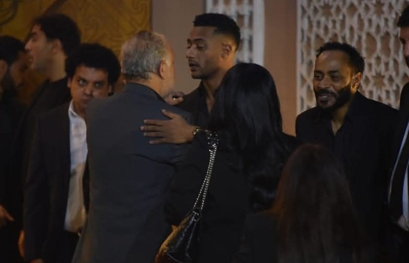 عزاء والد محمد رمضان 