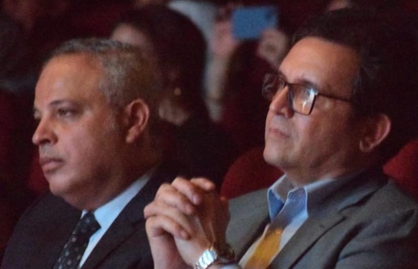 الدكتور أحمد فؤاد هنو والفنان تامر عبدالمنعم 