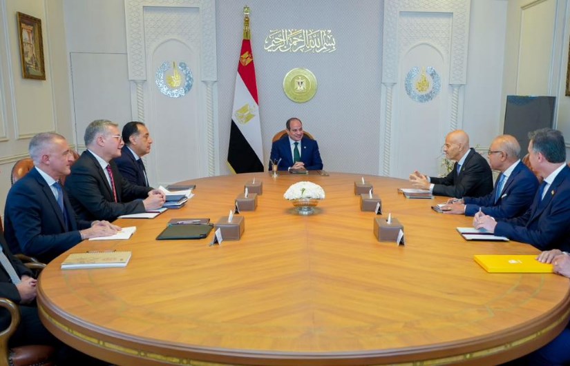 لقاء الرئيس مع ممثل شركة اينى