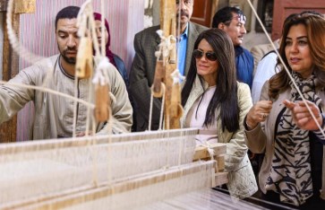 وزيرة التخطيط في جولتها بالأقصر