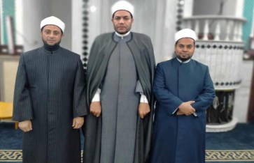 أمناء الفتوى أثناء القافلة الدعوية