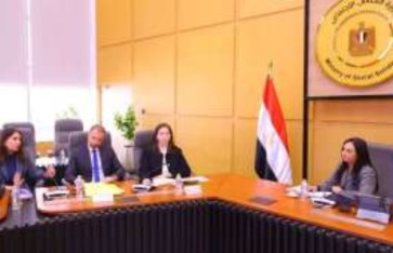 مايا مرسي وزيرة التضامن الإجتماعى 