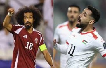 قطر ضد فلسطين في افتتاح كأس العرب 2025