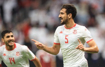 منتخب تونس ضد قطر 