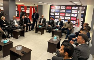 وزير الشباب والرياضة وزيارته للزمالك   