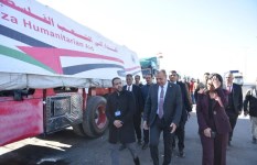 التموين تطلق القافلة الإغاثية رقم 15 إلى غزة 
