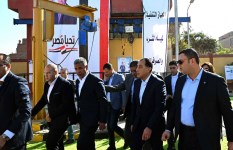 مدبولي يتفقد محطة رفع الفهميين