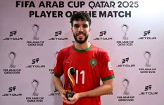 أزارو رجل مباراة المغرب وسوريا 