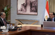 اجتماع رئيس الوزراء مع وزير الدولة للإنتاج الحربى