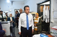 زيارة وزير الصحة إلى مستشفى 6 أكتوبر المركزي