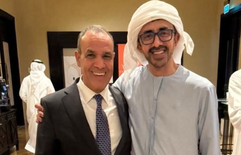 وزيرة الخارجية ونظيره الإمارتي
