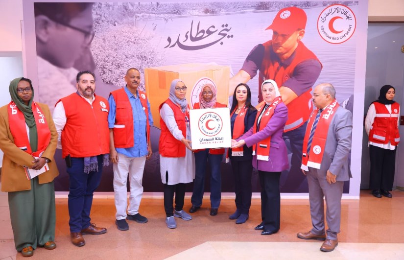 وزيرة التضامن الاجتماعي تطلق قافلة مساعدات إنسانية لدعم الأشقاء في السودان